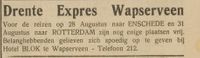 Drente Express, Opregte Steenwijker courant - 21 augustus 1951