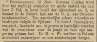 Provinciale Overijsselsche en Zwolsche Courant, 17 november 1892